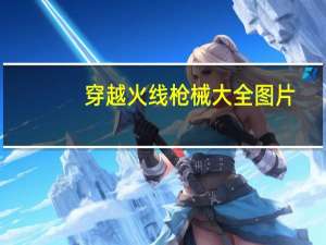 穿越火线枪械大全图片（穿越火线枪械大全）