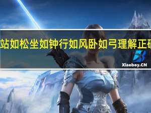 站如松坐如钟行如风卧如弓理解正确的是（站如松坐如钟行如风卧如弓）