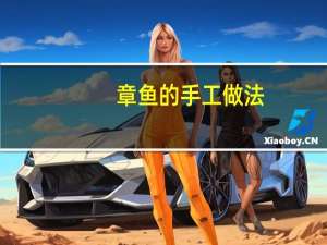 章鱼的手工做法