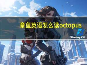 章鱼英语怎么读octopus