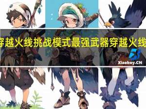 端游穿越火线挑战模式最强武器 穿越火线新挑战模式