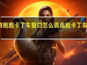 端游跑跑卡丁车窗口怎么调 跑跑卡丁车窗口模式