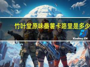 竹叶堂 原味番薯卡路里是多少