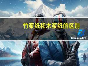 竹浆纸和木浆纸的区别（竹浆纸）