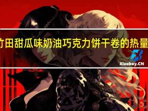 竹田 甜瓜味奶油巧克力饼干卷的热量是多少