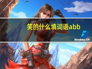 笑的什么填词语abb