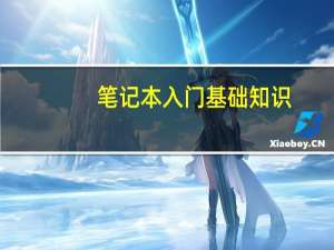 笔记本入门基础知识（笔记本硬件知识）
