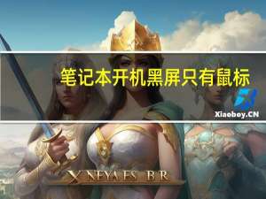 笔记本开机黑屏只有鼠标（笔记本开机黑屏）