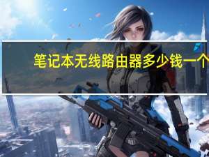 笔记本无线路由器多少钱一个（笔记本当无线路由）