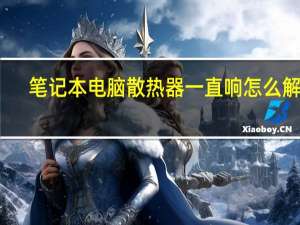 笔记本电脑散热器一直响怎么解决