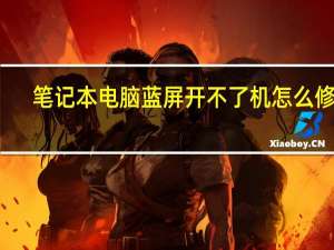 笔记本电脑蓝屏开不了机怎么修复（笔记本电脑蓝屏开不了机怎么解决）