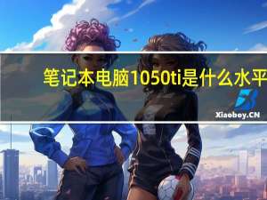 笔记本电脑1050ti是什么水平
