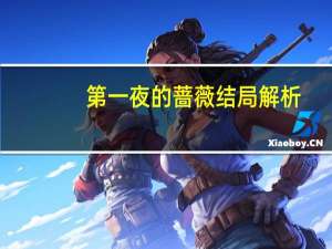 第一夜的蔷薇结局解析（第一夜的蔷薇txt）