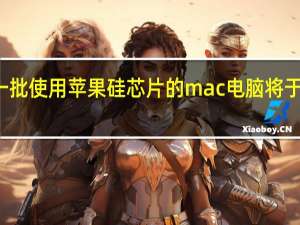 第一批使用苹果硅芯片的mac电脑将于今年推出