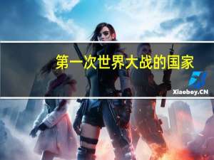 第一次世界大战的国家