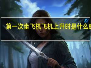 第一次坐飞机 飞机上升时是什么感觉
