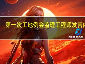 第一次工地例会监理工程师发言内容（第一次工地例会）