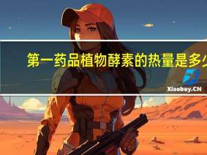 第一药品 植物酵素的热量是多少