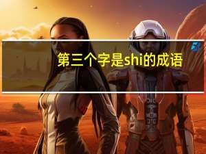 第三个字是shi的成语