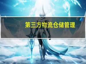 第三方物流仓储管理（第三方物流仓储管理）