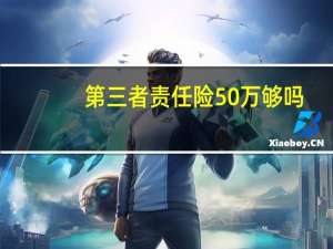 第三者责任险50万够吗