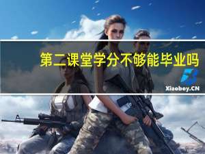 第二课堂学分不够能毕业吗