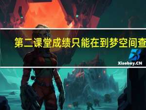 第二课堂成绩只能在到梦空间查看（空间查看）