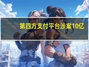 第四方支付平台涉案10亿（第四方支付）
