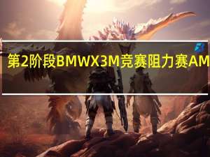 第2阶段BMW X3 M竞赛阻力赛AMG GT-R技术娴熟