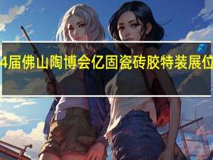 第34届佛山陶博会亿固瓷砖胶特装展位 黄金位置