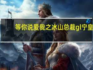 等你说爱我之冰山总裁gl宁皇（等你说爱我之冰山总裁gl）