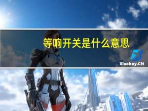 等响开关是什么意思