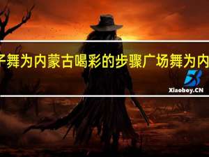 筷子舞为内蒙古喝彩的步骤 广场舞为内蒙古喝彩