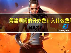 筹建期间的开办费计入什么费用