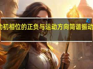 简谐振动初相位的正负与运动方向 简谐振动初相位怎么求