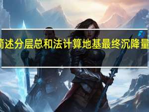 简述分层总和法计算地基最终沉降量的步骤？