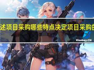 简述项目采购哪些特点决定项目采购的重要性。