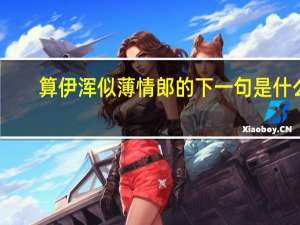 算伊浑似薄情郎的下一句是什么