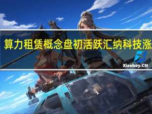 算力租赁概念盘初活跃 汇纳科技涨超17%