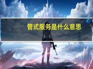 管式服务是什么意思