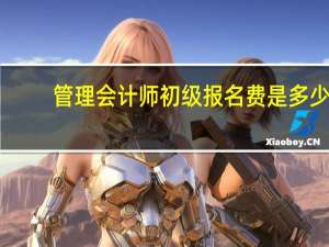 管理会计师初级报名费是多少