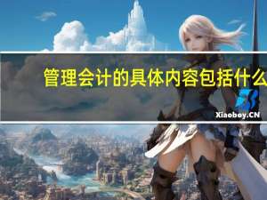 管理会计的具体内容包括什么
