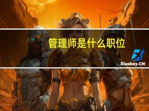 管理师是什么职位
