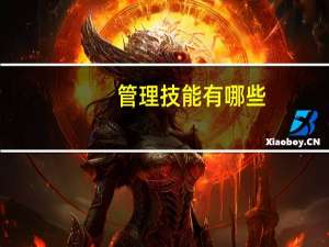 管理技能有哪些