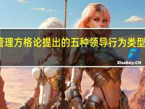 管理方格论提出的五种领导行为类型是哪些