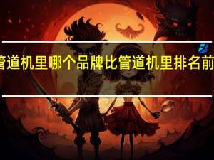 管道机里哪个品牌比管道机里排名前十的好？