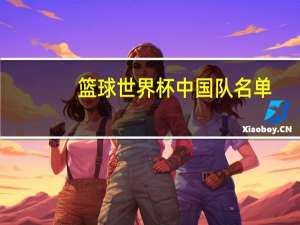 篮球世界杯中国队名单