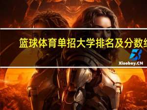 篮球体育单招大学排名及分数线