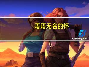 籍籍无名的怀（籍籍无名）