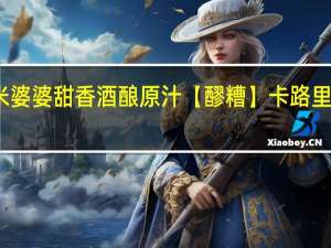 米婆婆 甜香酒酿原汁【醪糟】卡路里是多少